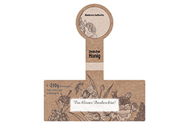 Design Geschenketikett Nr.20 B 250g mit Gewährverschluss