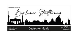 Design Stadthonig Berlin weißer Himmel 500g rechteckig