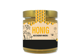 Honigetikett modern Nr.07 C 250g