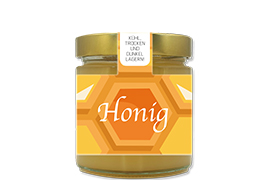 Honigetikett klassisch Nr.15 B 250g