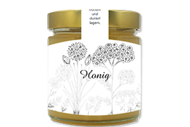 Honigetikett modern Nr.49 C 500g