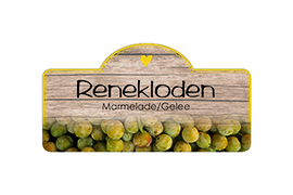 Design Holzstruktur Reneklode konturgestanzt