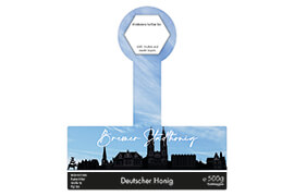 Design Stadthonig Bremen blauer Himmel 500g mit Gewährverschluss 