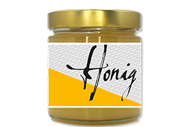 Honigetikett modern Nr.04 500g rechteckig 