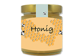 Honigetikett klassisch Nr.07 C 500g
