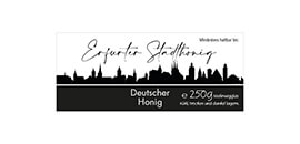 Design Stadthonig Erfurt weißer Himmel 250g rechteckig