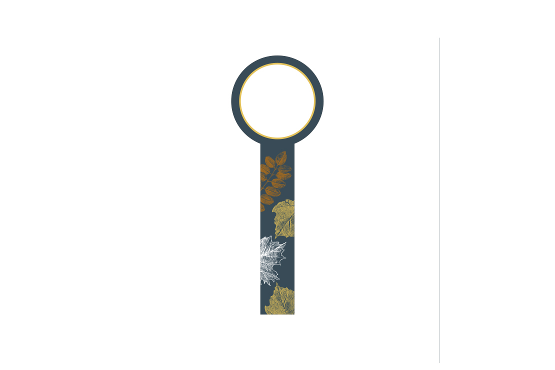 Siegelstreifen Waldhonig Nr.2 konturgestanzt