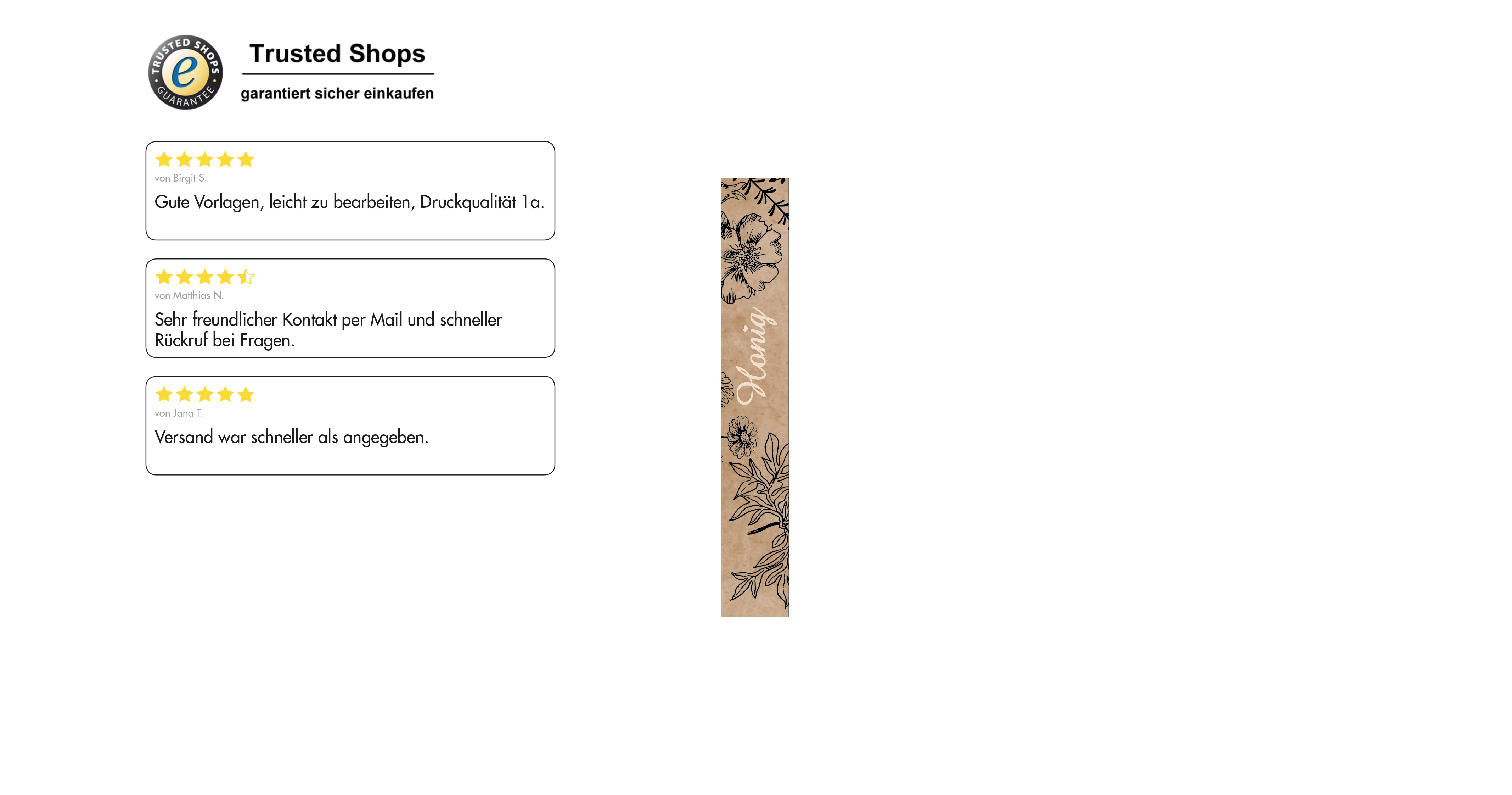 Siegelstreifen modern Nr.09 rechteckig