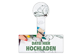 Ihr Etikett mit eigenem Design mit Gewährverschluss