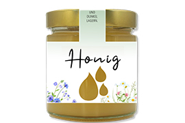 Etiketten mit cut-out