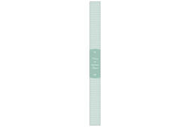 Siegelstreifen neutral modern 17 rechteckig lang