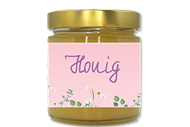 Honigetikett modern Nr.19 500g rechteckig 