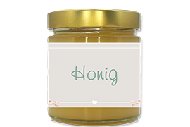 Honigetikett modern Nr.43 500g rechteckig 