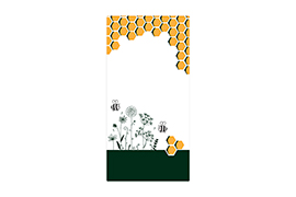 Etikett neutral rechteckig klein Nr.39