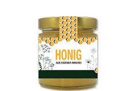 Honigetikett modern Nr.39 B 250g