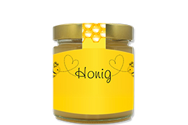 Honigetikett modern Nr.01 C 250g