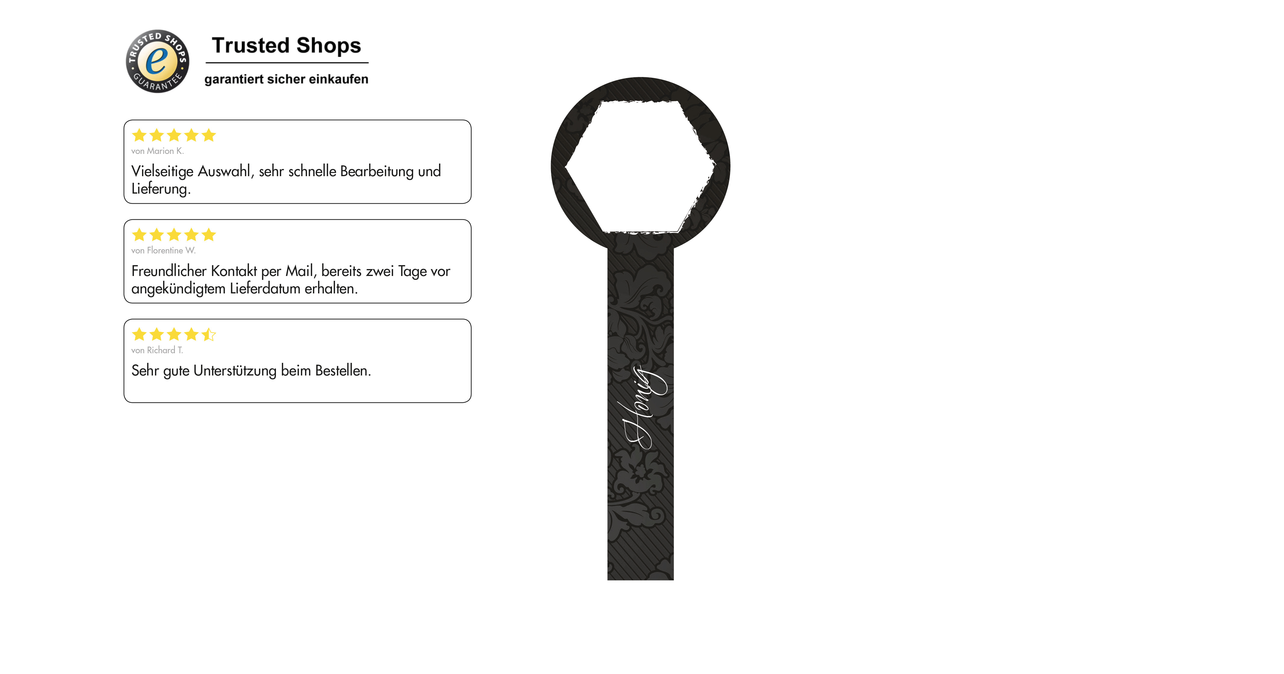 Siegelstreifen modern Nr.33 konturgestanzt