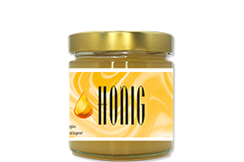 Honigetikett klassisch Nr.14 250g rechteckig 