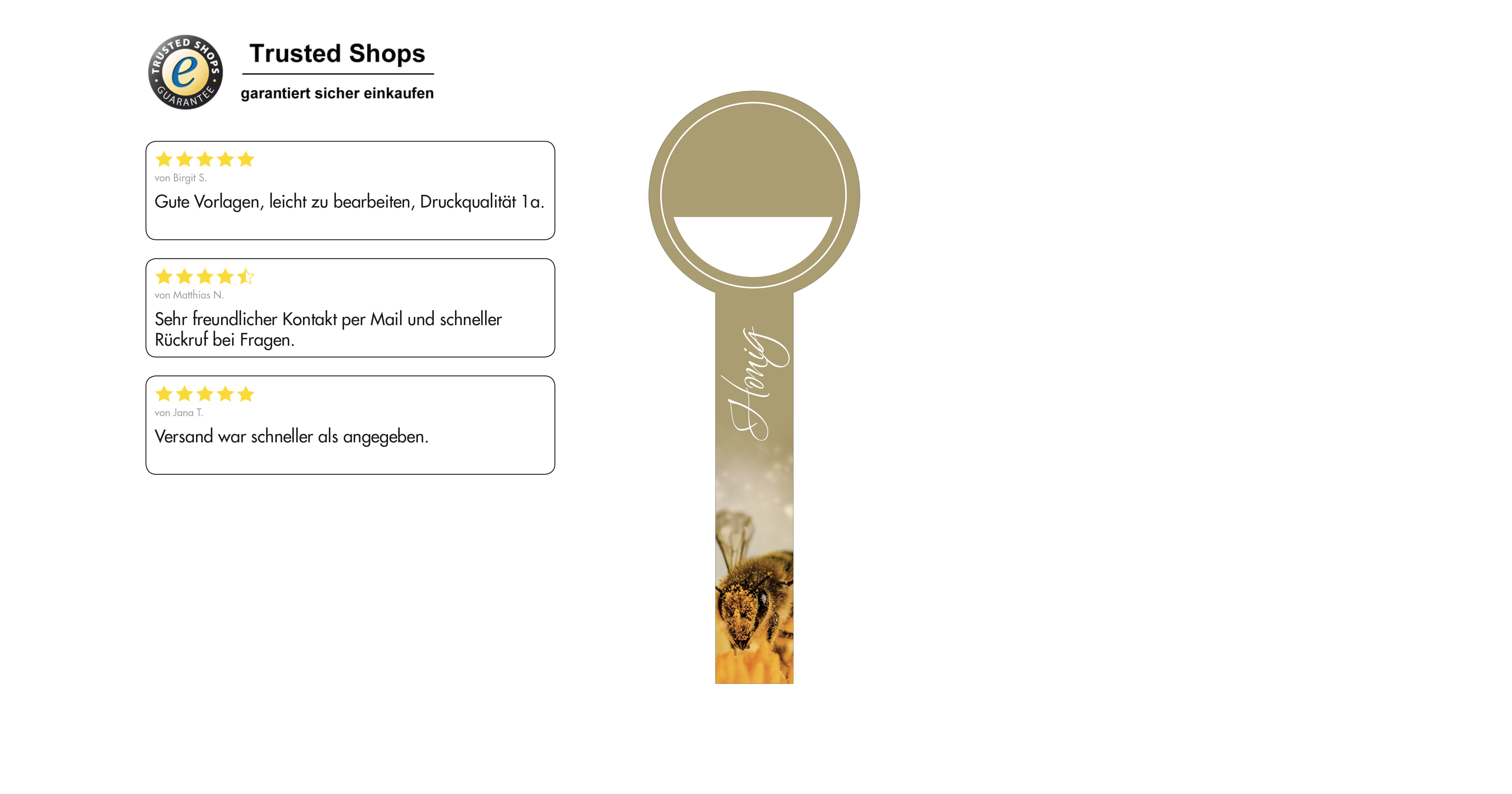 Siegelstreifen Natur Nr.02 konturgestanzt