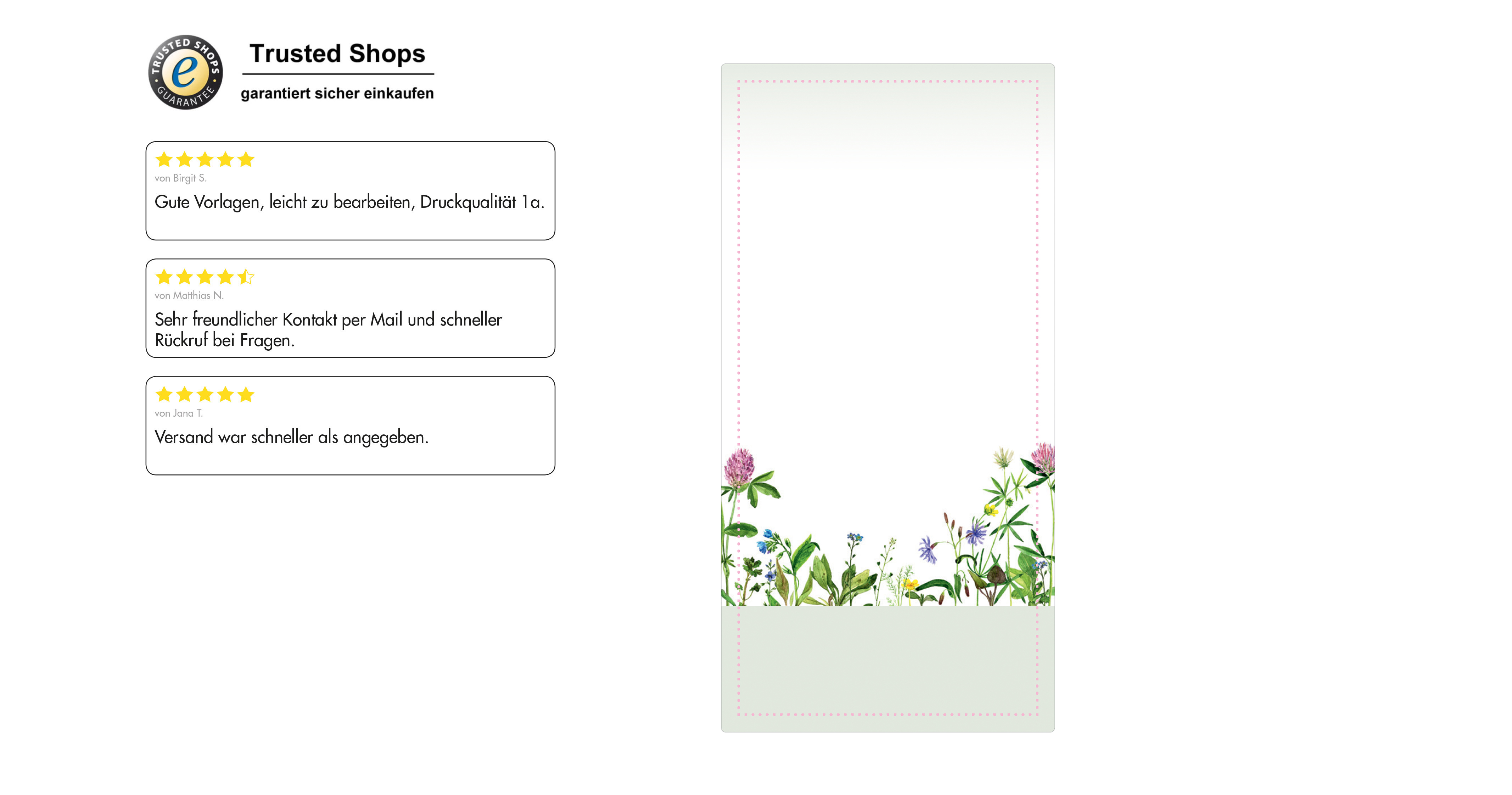 Etikett neutral rechteckig klein Nr.15