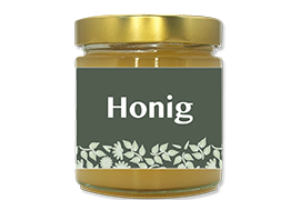 Honigetikett klassisch Nr.11 500g rechteckig 