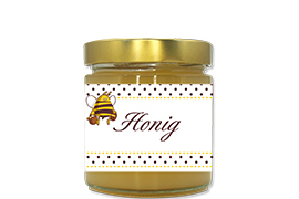 Honigetikett klassisch Nr.17 250g rechteckig 