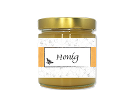 Honigetikett modern Nr.31 250g rechteckig 