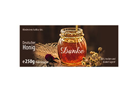 Design Geschenketikett Nr.08 A 250g rechteckig 