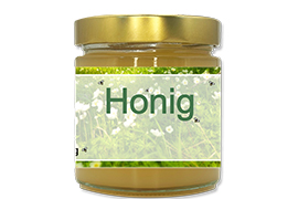 Honigetikett Natur Nr.24 500g rechteckig 