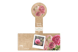 Design Geschenketikett Nr.09 B 500g mit Gewährverschluss