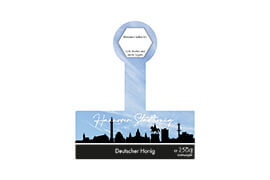 Design Stadthonig Hannover blauer Himmel 250g mit Gewährverschluss 