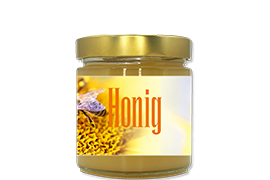 Honigetikett Natur Nr.06 250g rechteckig 