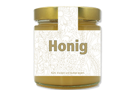 Honigetikett modern Nr.09 B 500g