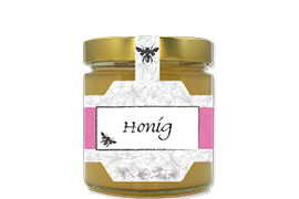 Honigetikett modern Nr.32 A 250g