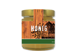 Honigetikett Waldhonig modern Nr.02 B 250g