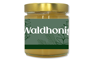 Honigetikett Waldhonig Nr.1 D 500g