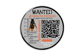 Velutina Army Sticker 40mm