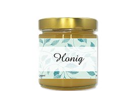 Honigetikett modern Nr.40 250g rechteckig 