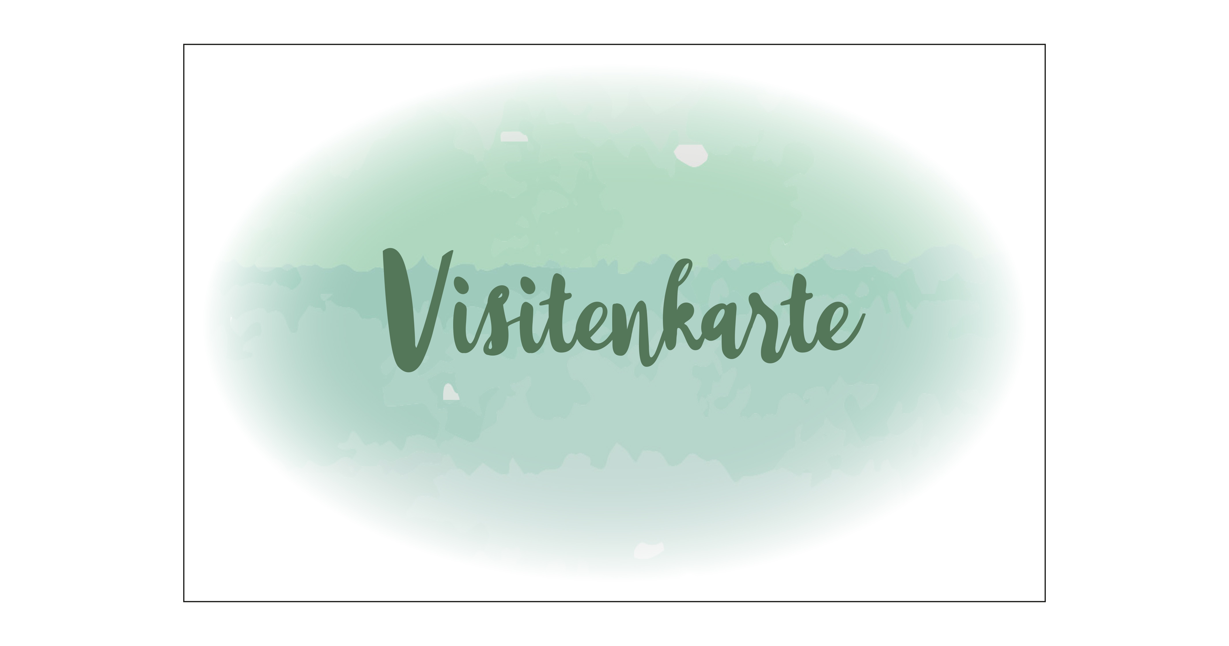 Selbstgestaltung - Visitenkarte 85mm x55mm