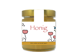 Honigetikett modern Nr.36 B 250g