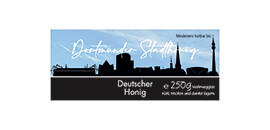 Design Stadthonig Dortmund blauer Himmel 250g rechteckig