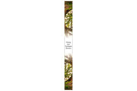 Siegelstreifen Lindenblüte natur 01 rechteckig lang