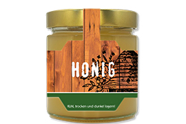 Honigetikett Waldhonig Modern Nr.02 A 500g
