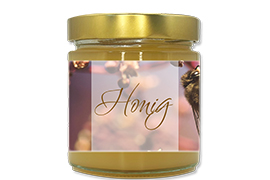 Honigetikett Natur Nr.10 500g rechteckig 