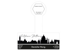 Design Stadthonig Potsdam weißer Himmel 500g mit Gewährverschluss 