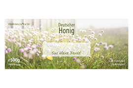 Design Geschenketikett Nr.11 A 500g rechteckig 