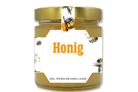 Honigetikett modern Nr.12 A 500g