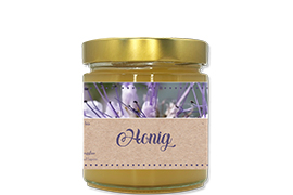 Honigetikett modern Nr.37 250g rechteckig 