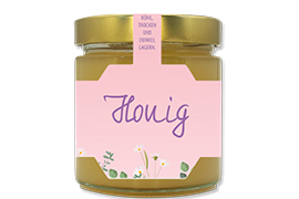 Honigetikett modern Nr.19 A 500g