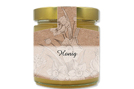 Honigetikett modern Nr.51 C 500g